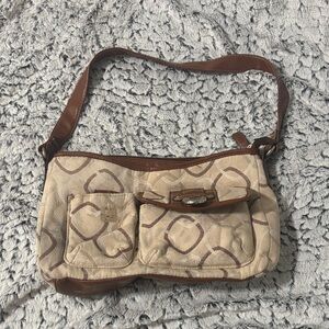 Stylish Brown Patterned Women's Bag